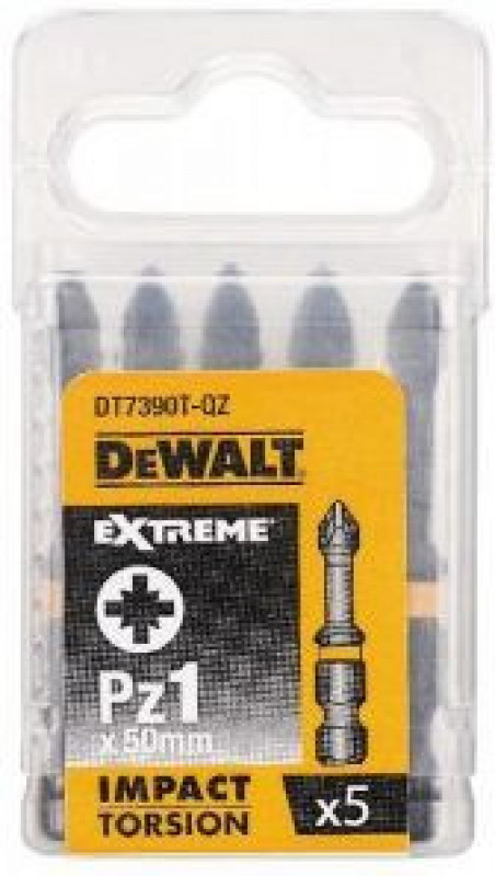 DeWALT DT7390T Sada bitov 5 ks Pozidrive Pz1 EXTREME Torsion