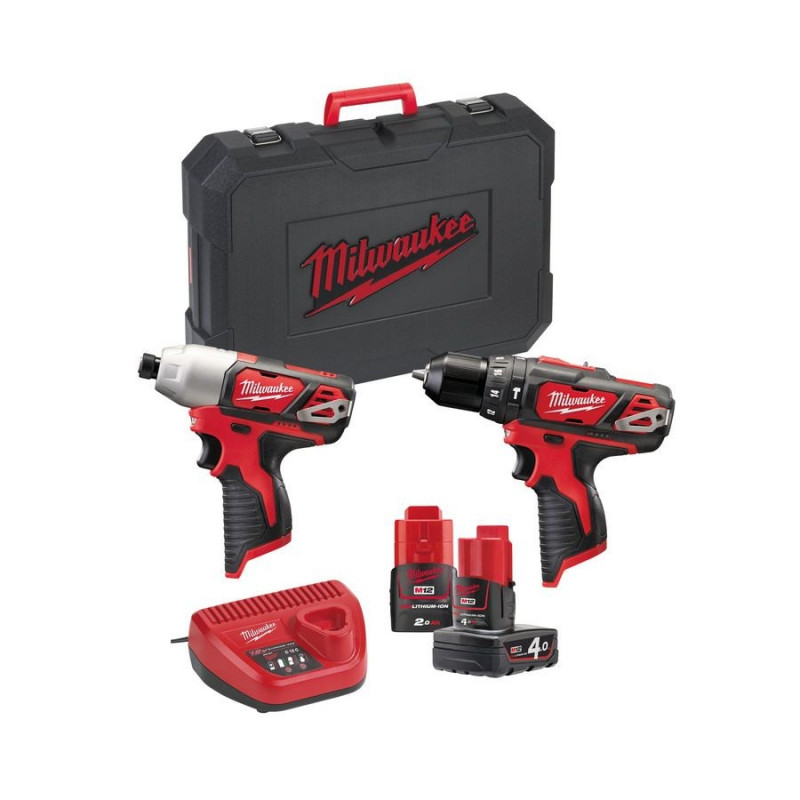 Milwaukee M12 BPP2B - 421C aku set náradia