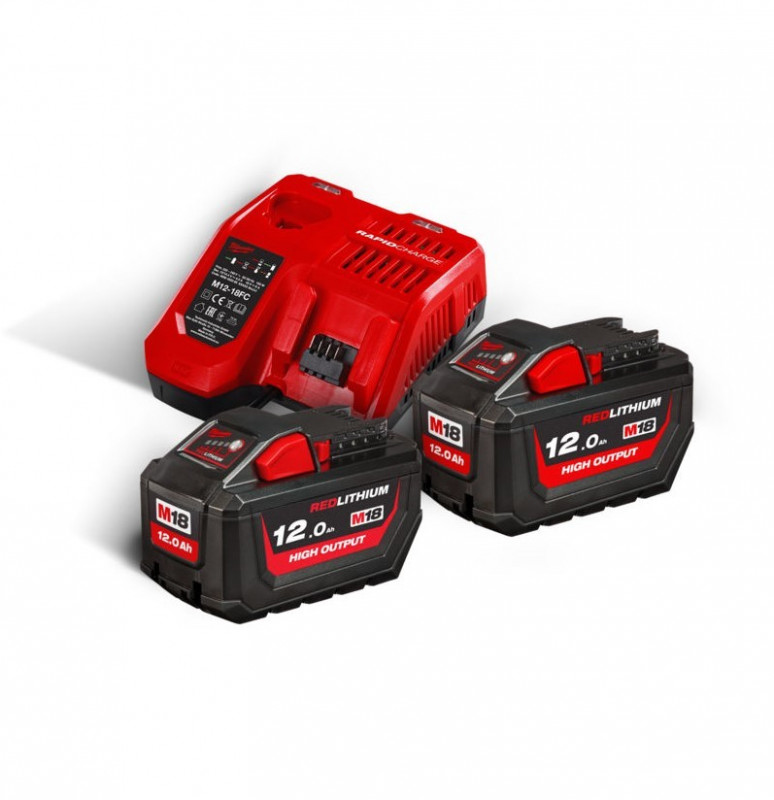 Milwaukee M18 HNRG-122 rýchlonabíjačka + 2x batéria